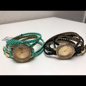 Watch Wrap Bracelet Studded